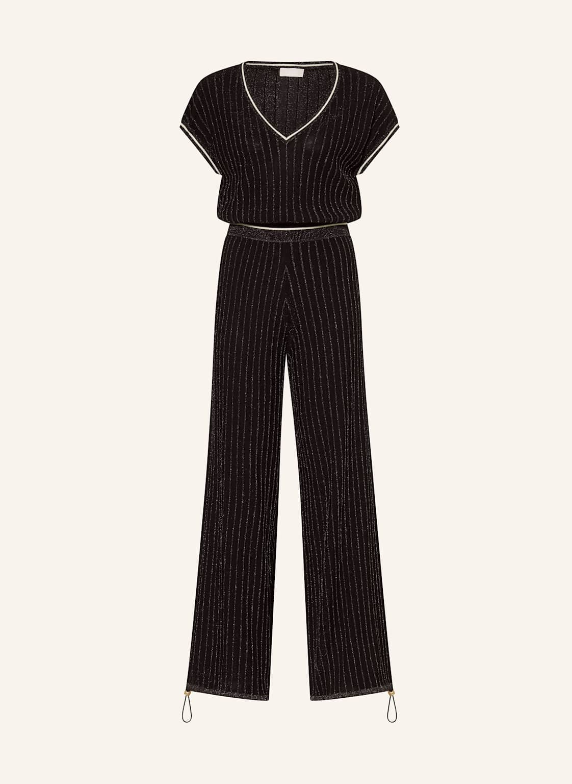 Liu Jo Jumpsuit Mit Glitzergarn schwarz von LIU JO