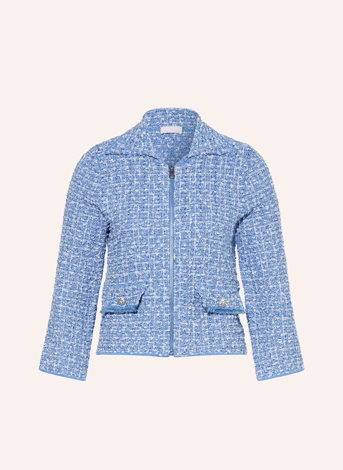 Liu Jo Kastenjacke Aus Bouclé Mit Pailletten blau Liu Jo Kastenjacke Aus Bouclé Mit Pailletten blau von LIU JO