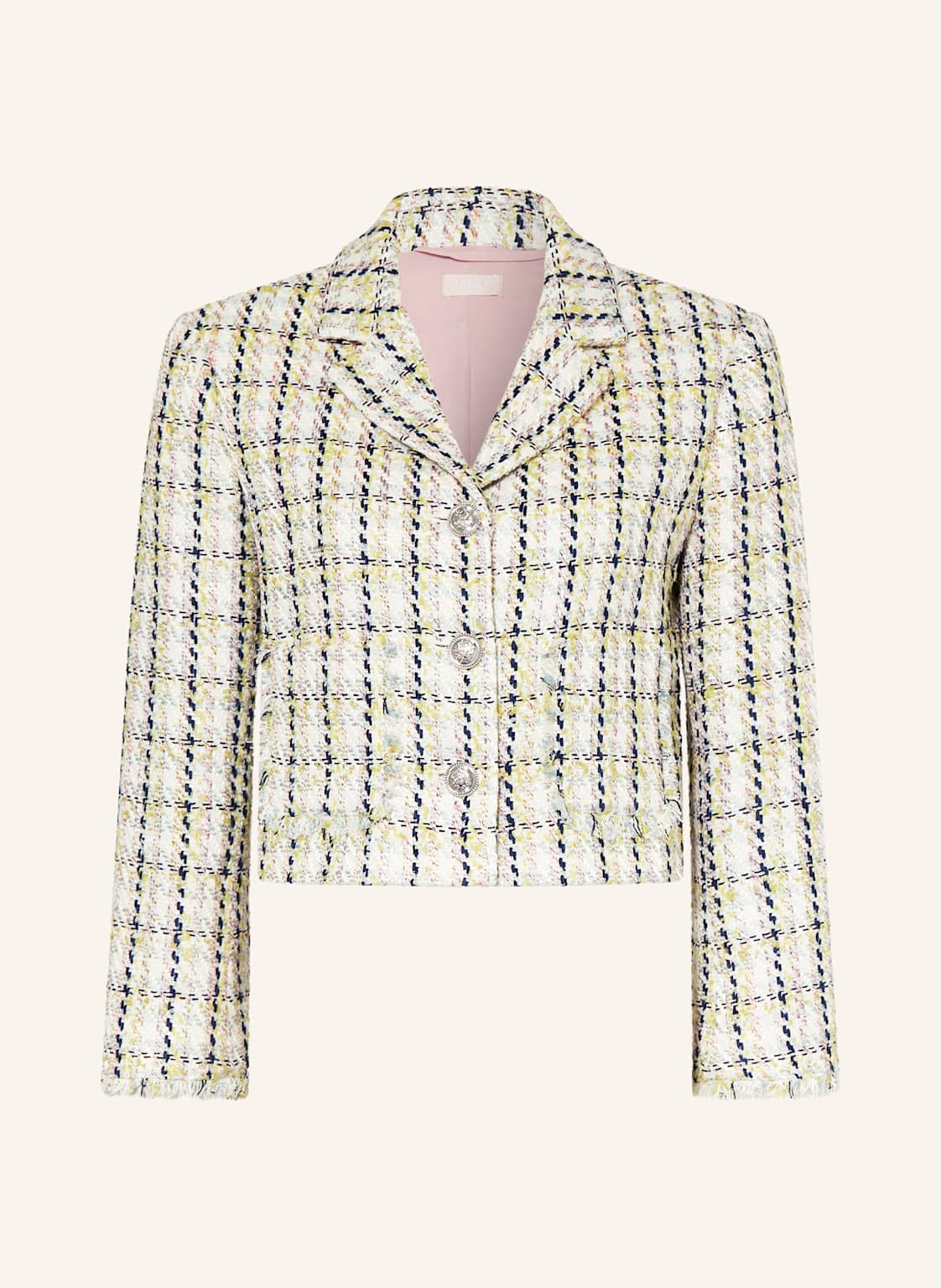 Liu Jo Kastenjacke Aus Tweed gruen Liu Jo Kastenjacke Aus Tweed gruen von LIU JO