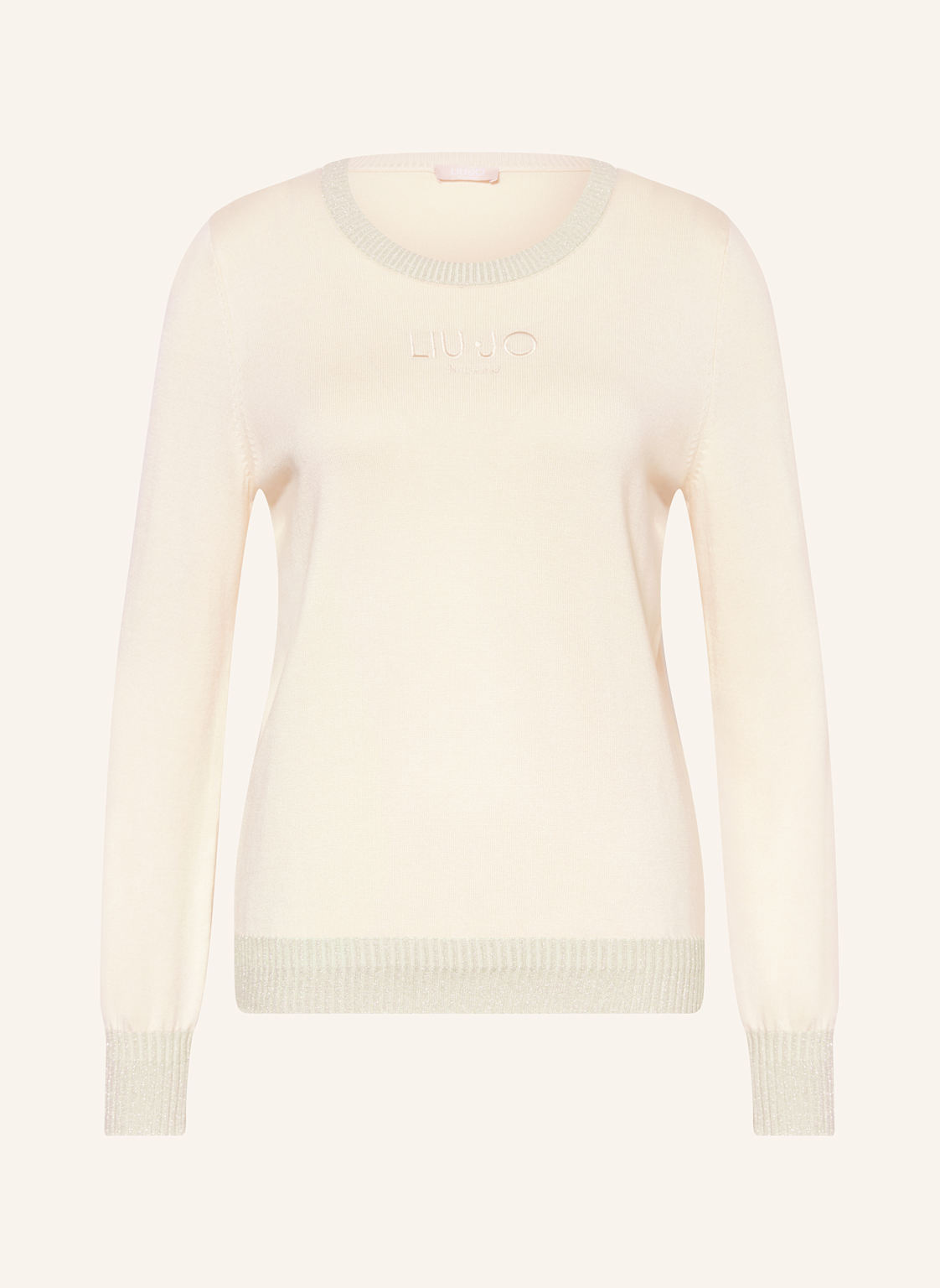 Liu Jo Pullover Mit Glitzergarn beige Liu Jo Pullover Mit Glitzergarn beige von LIU JO