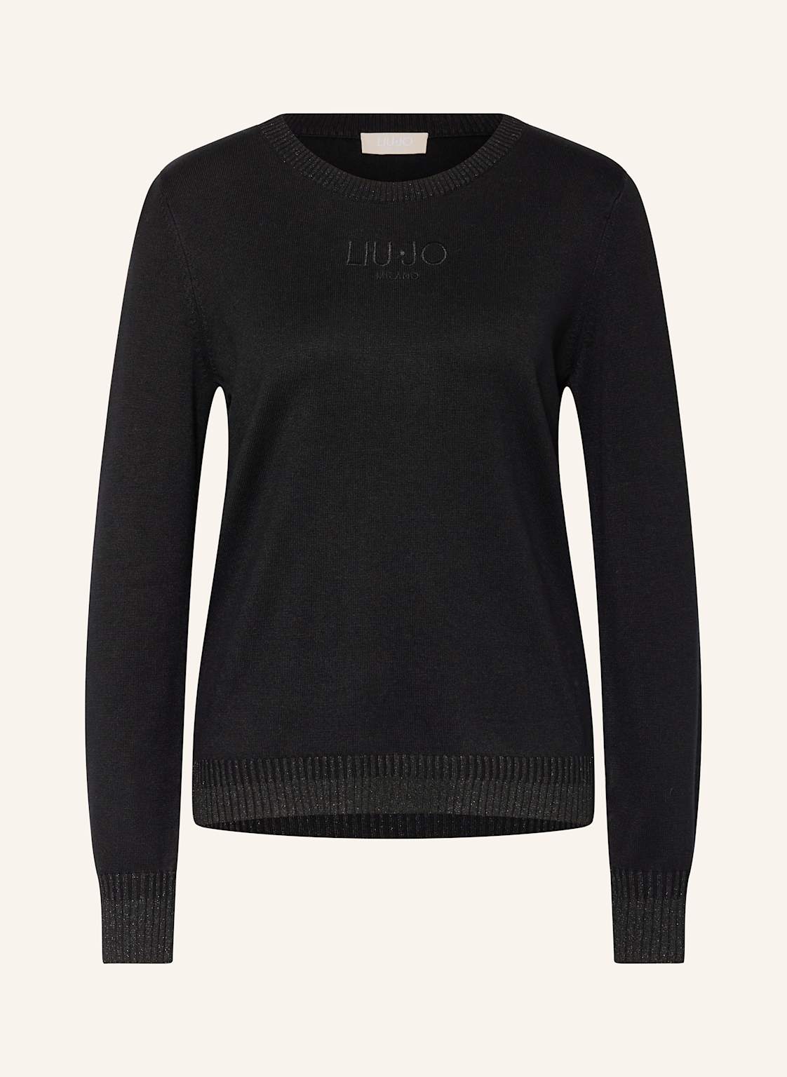 Liu Jo Pullover Mit Glitzergarn schwarz Liu Jo Pullover Mit Glitzergarn schwarz von LIU JO