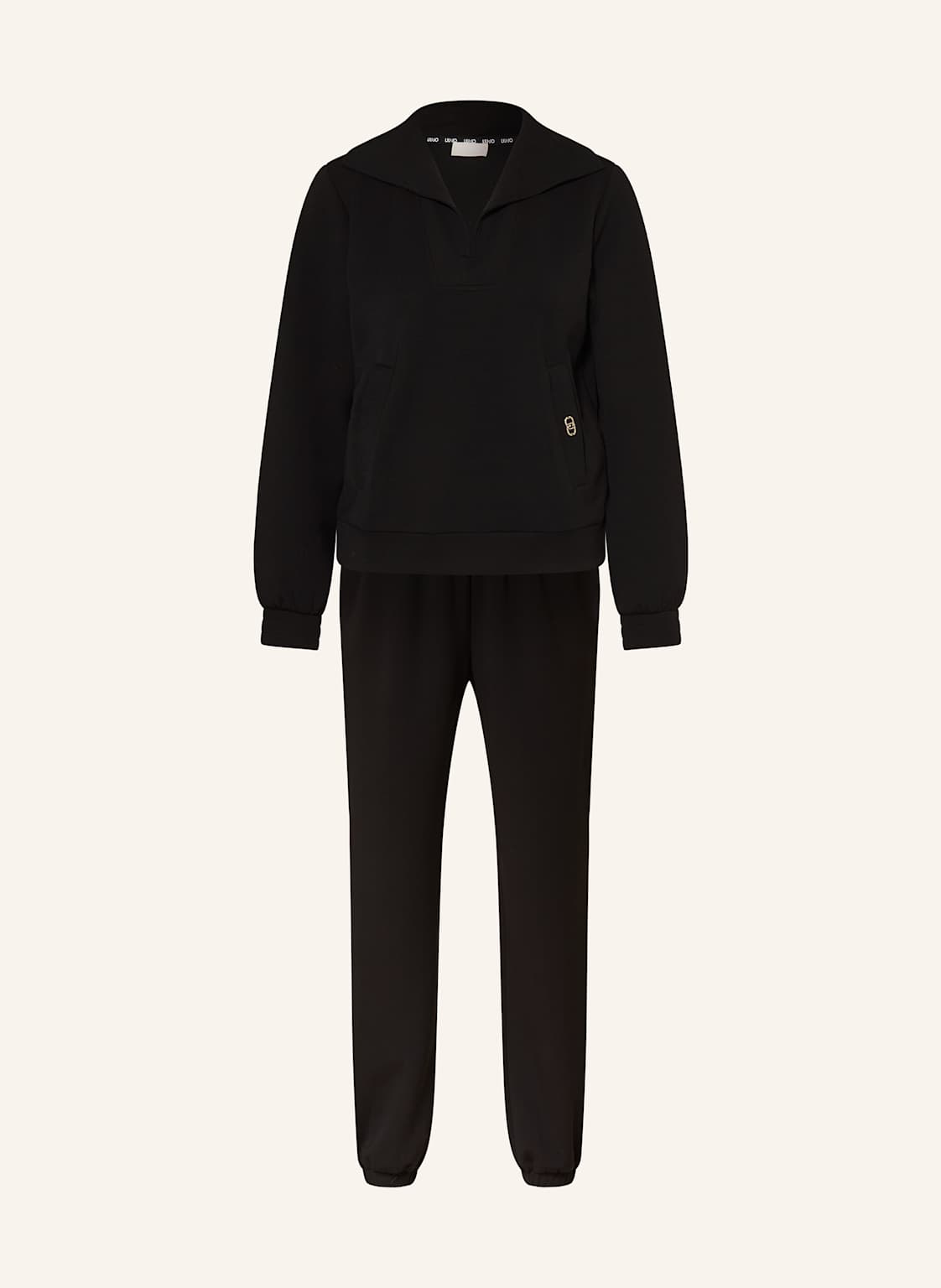 Liu Jo Set: Sweatshirt Und Sweatpants schwarz Liu Jo Set: Sweatshirt Und Sweatpants schwarz von LIU JO