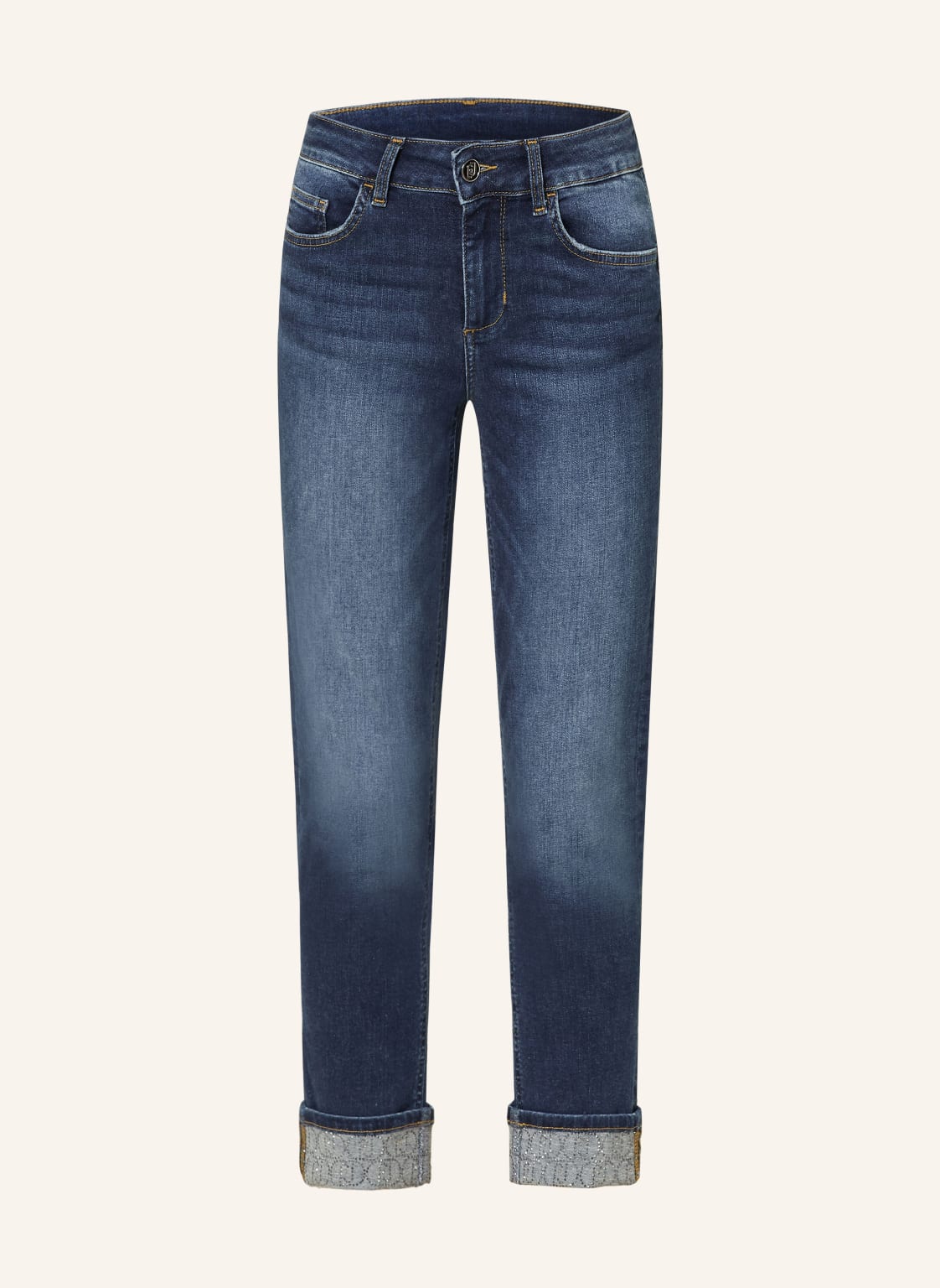 Liu Jo Skinny Jeans Mit Schmucksteinen blau von LIU JO