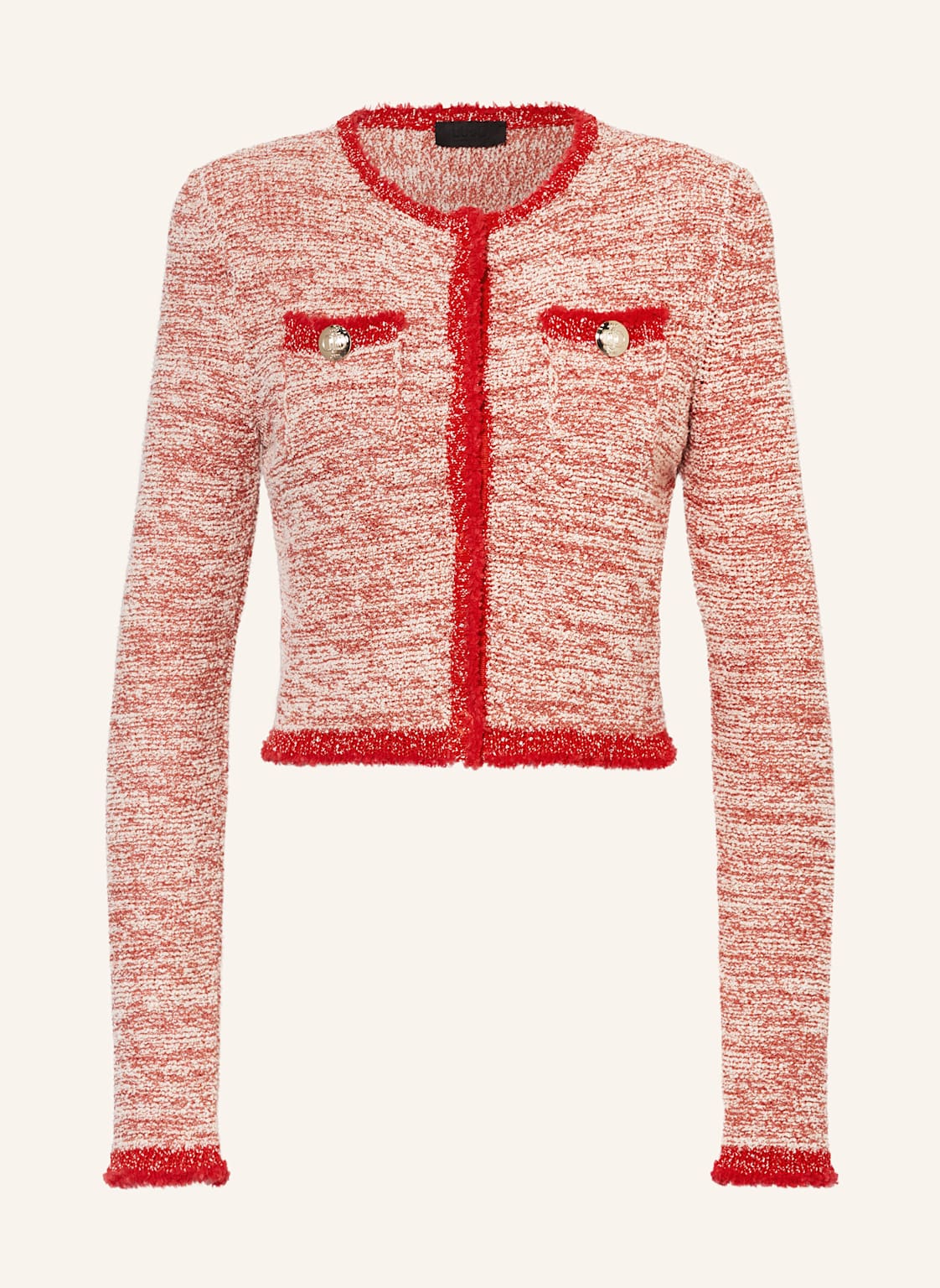 Liu Jo Strickjacke Mit Glitzergarn rot Liu Jo Strickjacke Mit Glitzergarn rot von LIU JO