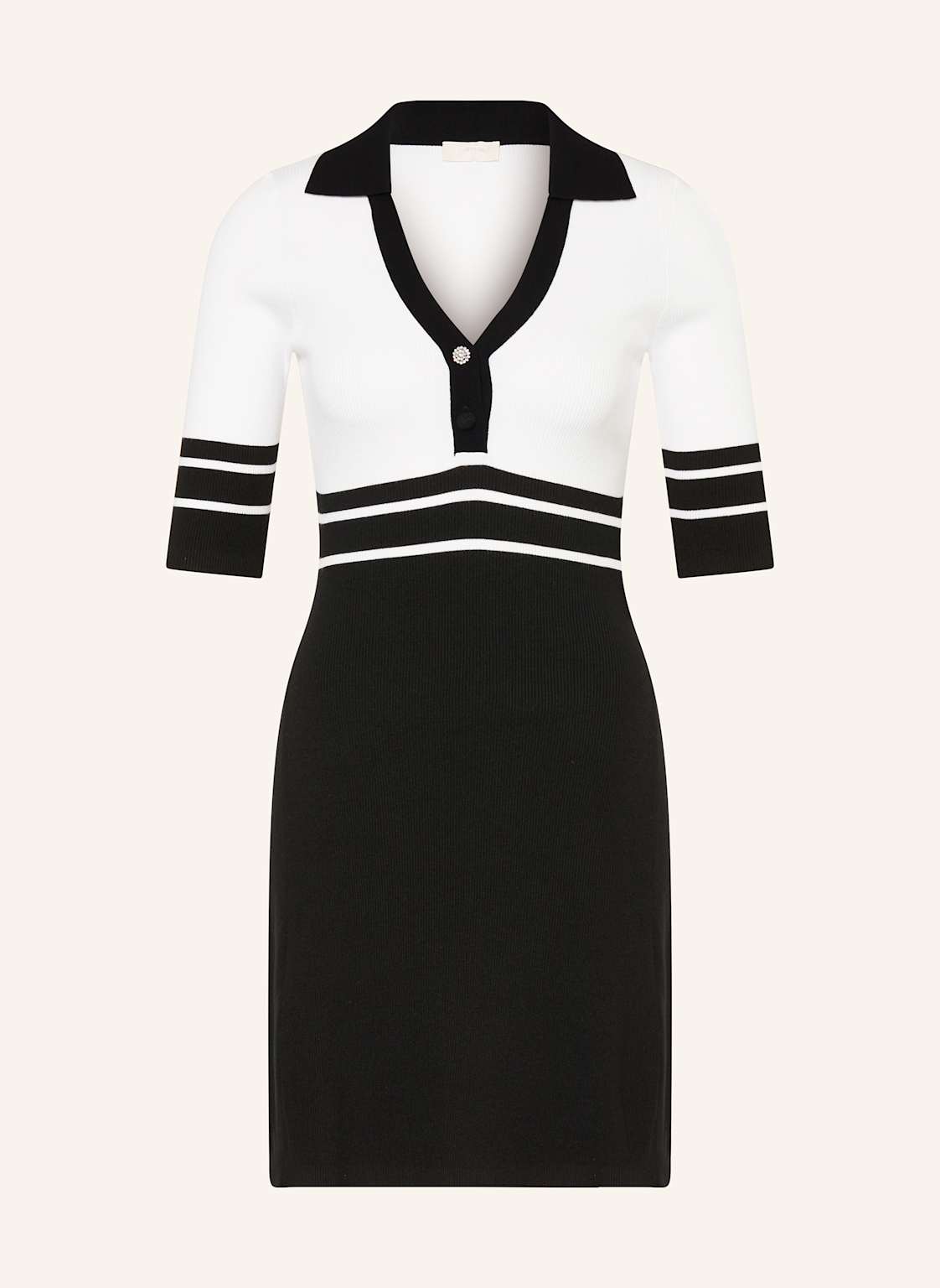 Liu Jo Strickkleid Mit Schmucksteinen schwarz Liu Jo Strickkleid Mit Schmucksteinen schwarz von LIU JO