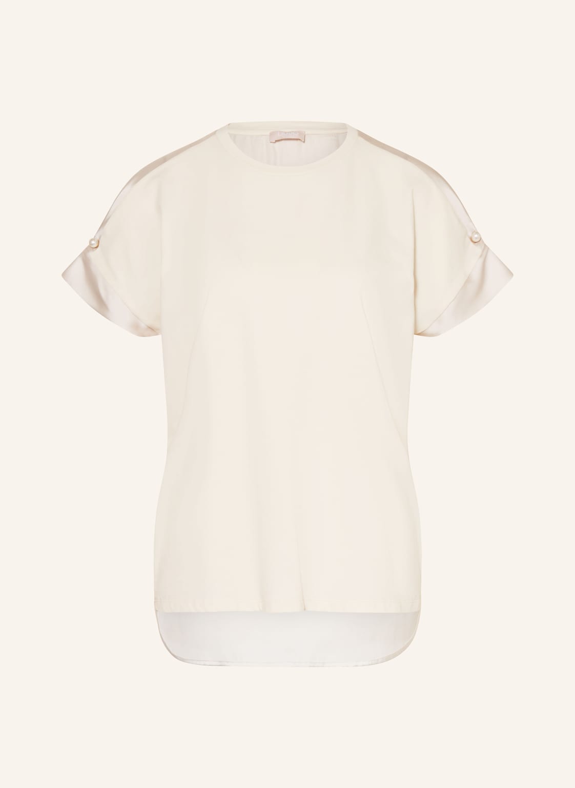 Liu Jo T-Shirt Im Materialmix beige von LIU JO