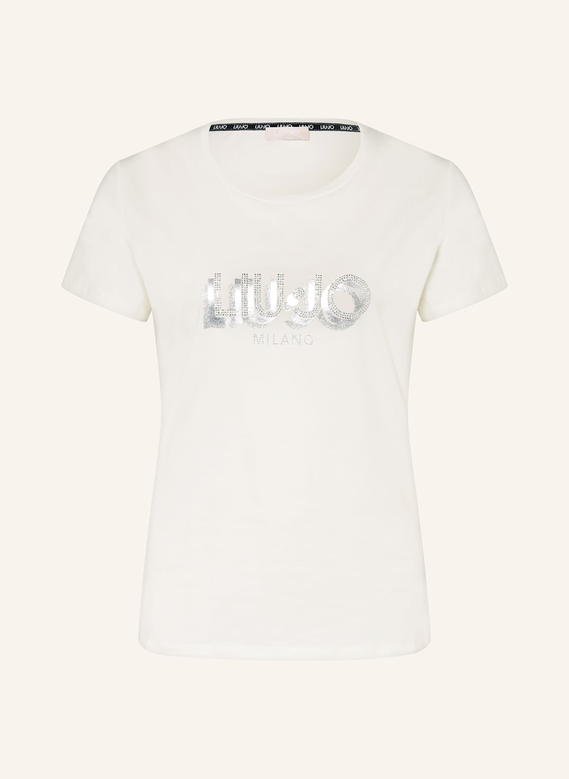 Liu Jo T-Shirt Mit Schmucksteinen beige von LIU JO