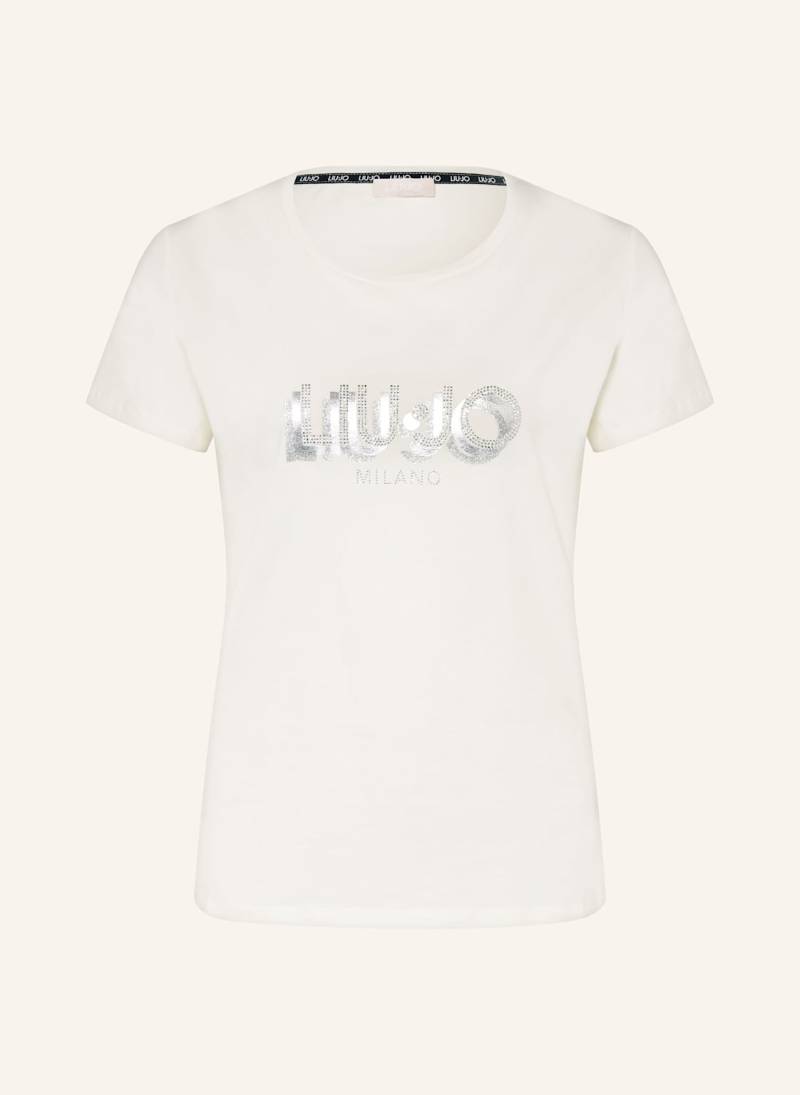 Liu Jo T-Shirt Mit Schmucksteinen beige von LIU JO