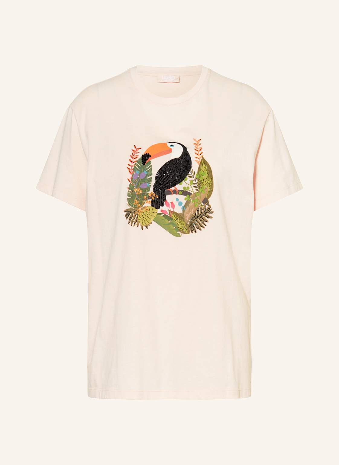 Liu Jo T-Shirt Mit Schmucksteinen rosa Liu Jo T-Shirt Mit Schmucksteinen rosa von LIU JO