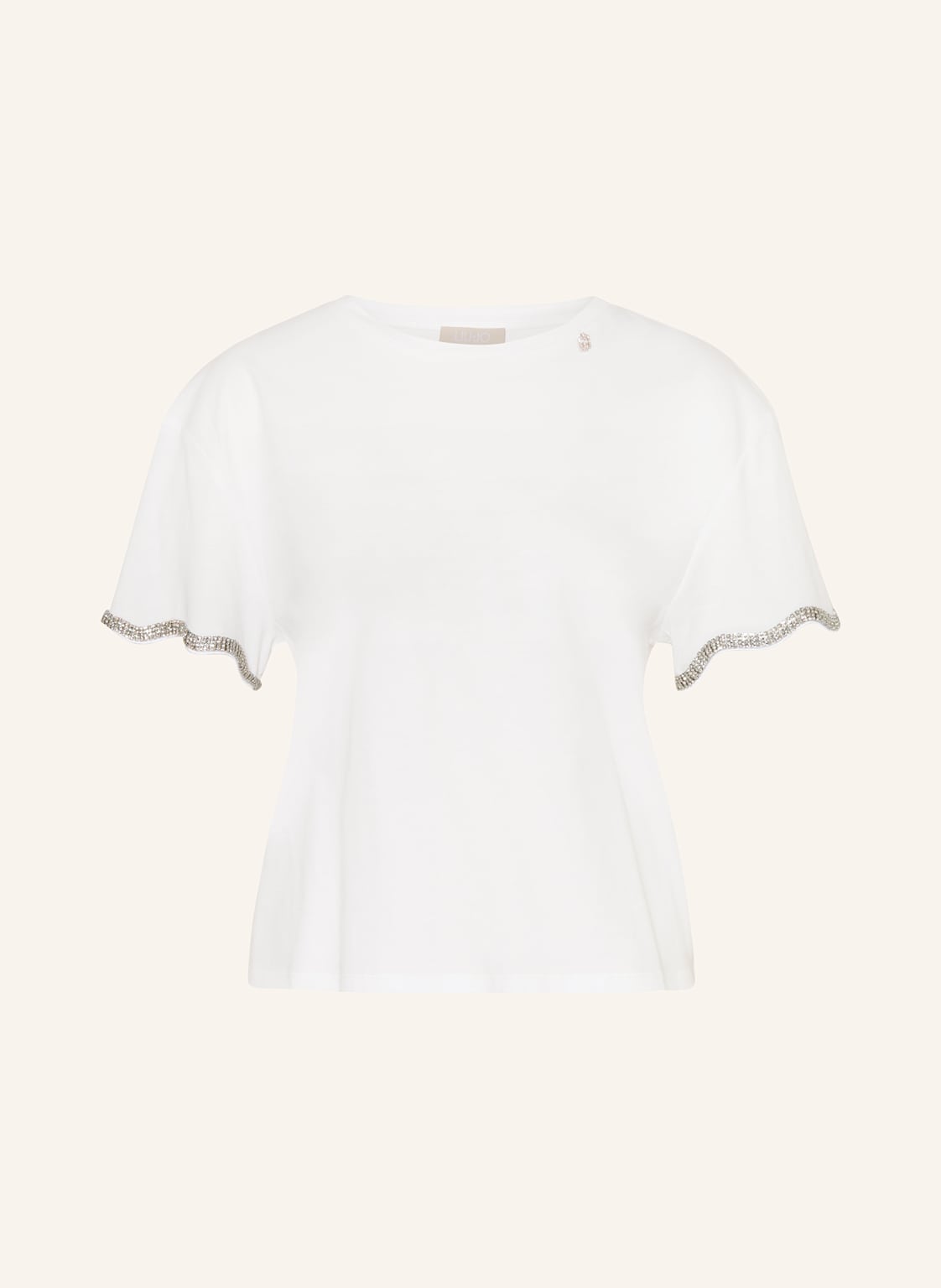 Liu Jo T-Shirt Mit Schmucksteinen weiss Liu Jo T-Shirt Mit Schmucksteinen weiss von LIU JO