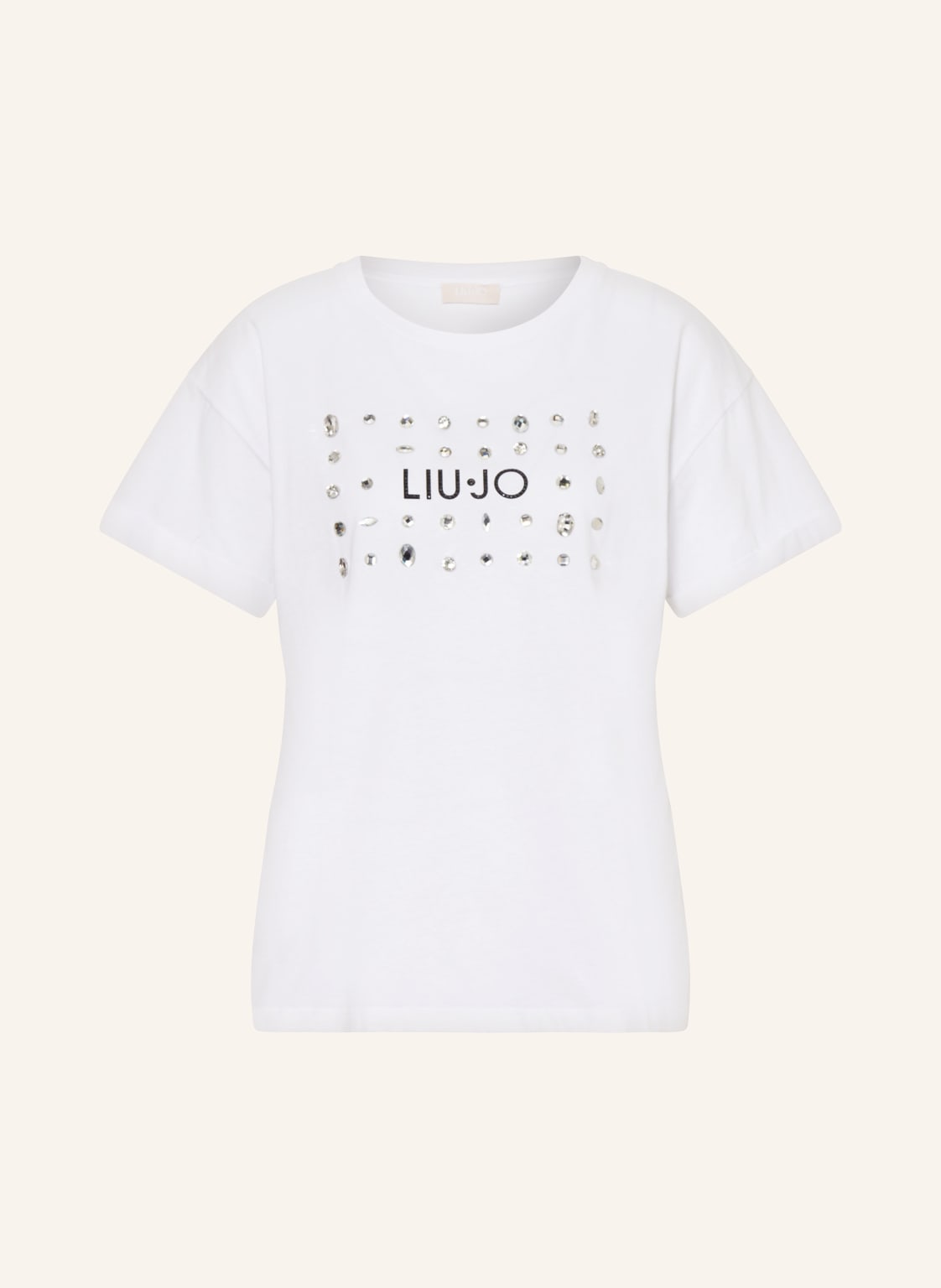 Liu Jo T-Shirt Mit Schmucksteinen weiss von LIU JO