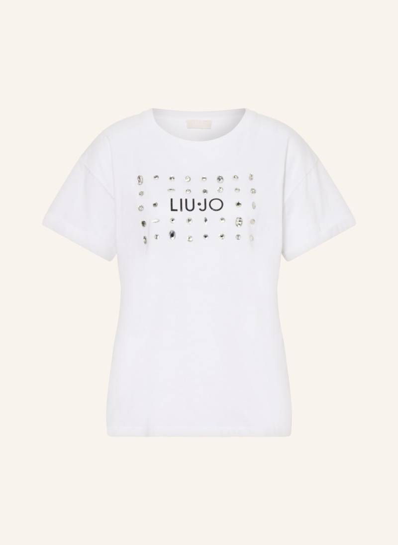 Liu Jo T-Shirt Mit Schmucksteinen weiss von LIU JO