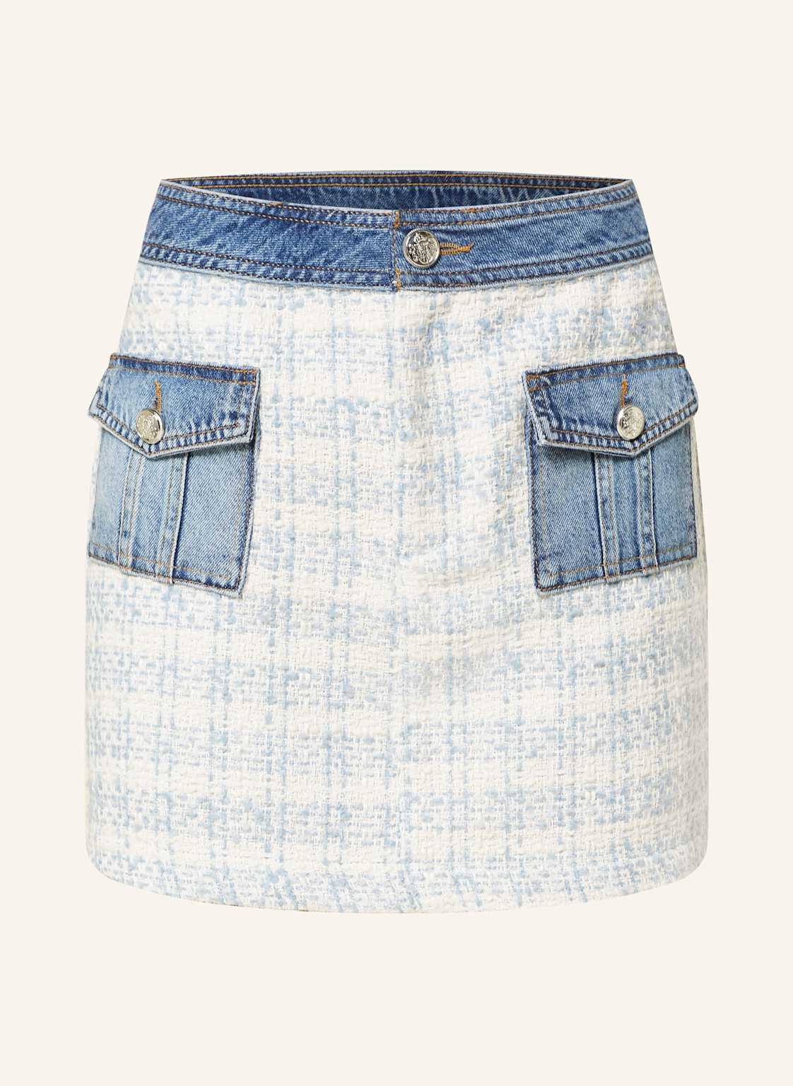 Liu Jo Tweed-Rock Mit Glitzergarn blau Liu Jo Tweed-Rock Mit Glitzergarn blau von LIU JO