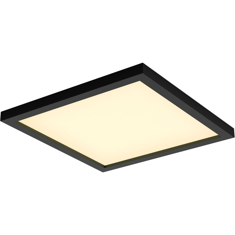 Philips Hue White Amb. Aurelle Panelleuchte 30x30cm schwarz von LIVIQUE