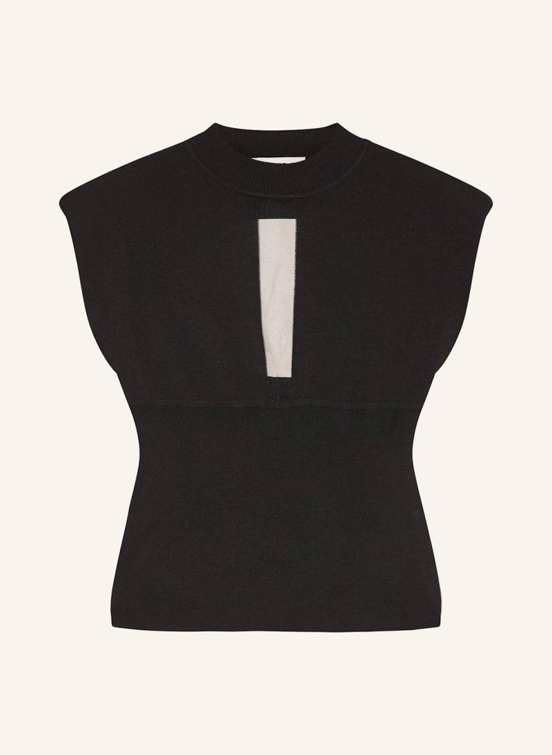 Livy Lounge-Top Muller Mit Cut-Out schwarz von LIVY