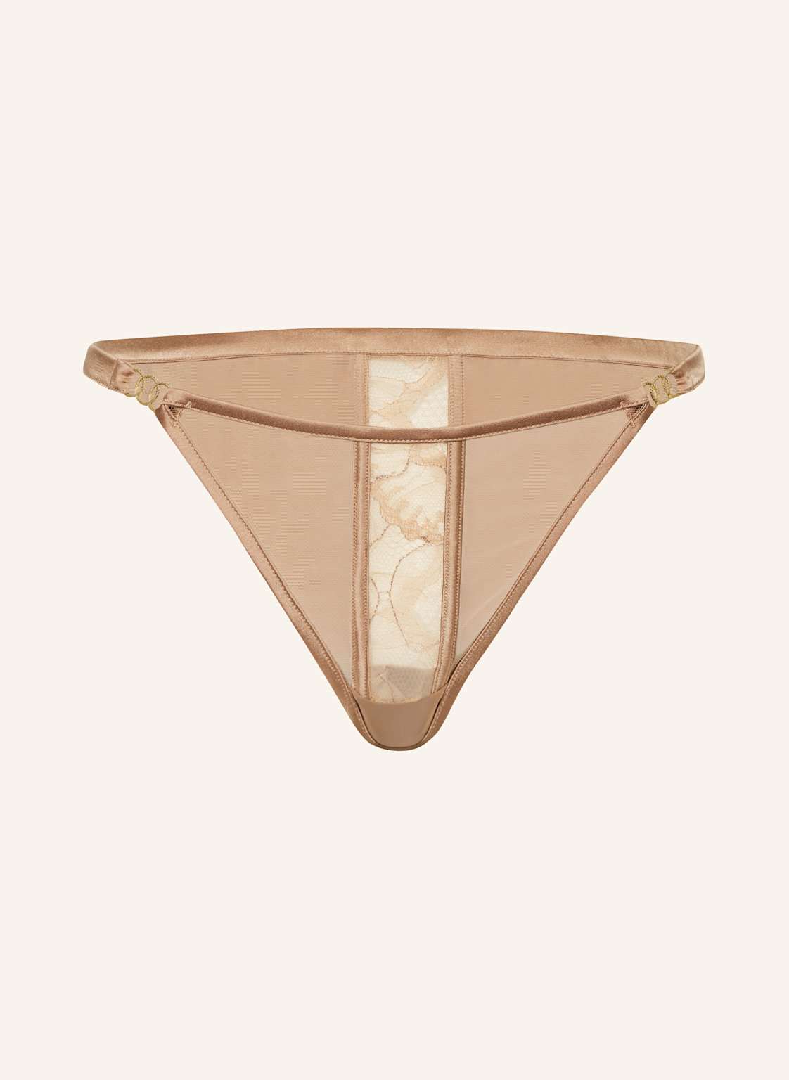 Livy Slip Adorn Aus Seide beige von LIVY