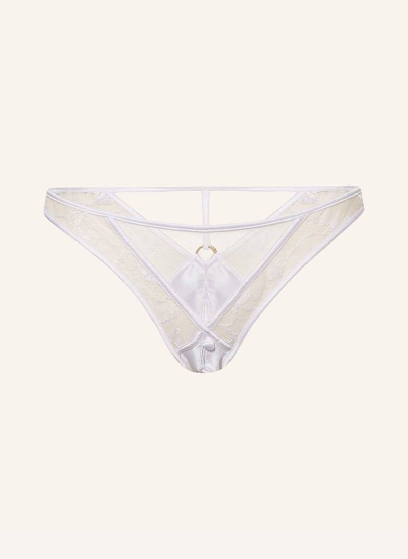 Livy Slip Ouvert Adorn Aus Seide weiss von LIVY