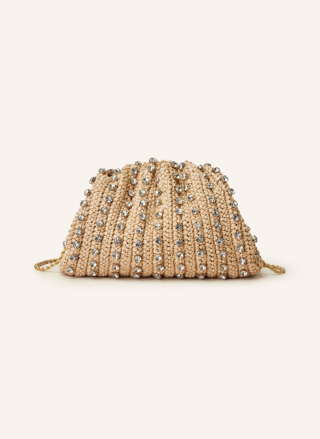 Loeffler Randall Clutch Bailey Mit Schmucksteinen beige von LOEFFLER RANDALL