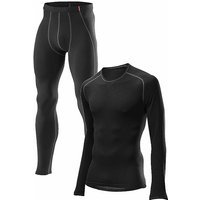 LÖFFLER Herren Funktionsunterwäsche-Set TRANSTEX® WARM schwarz | 48 von Löffler