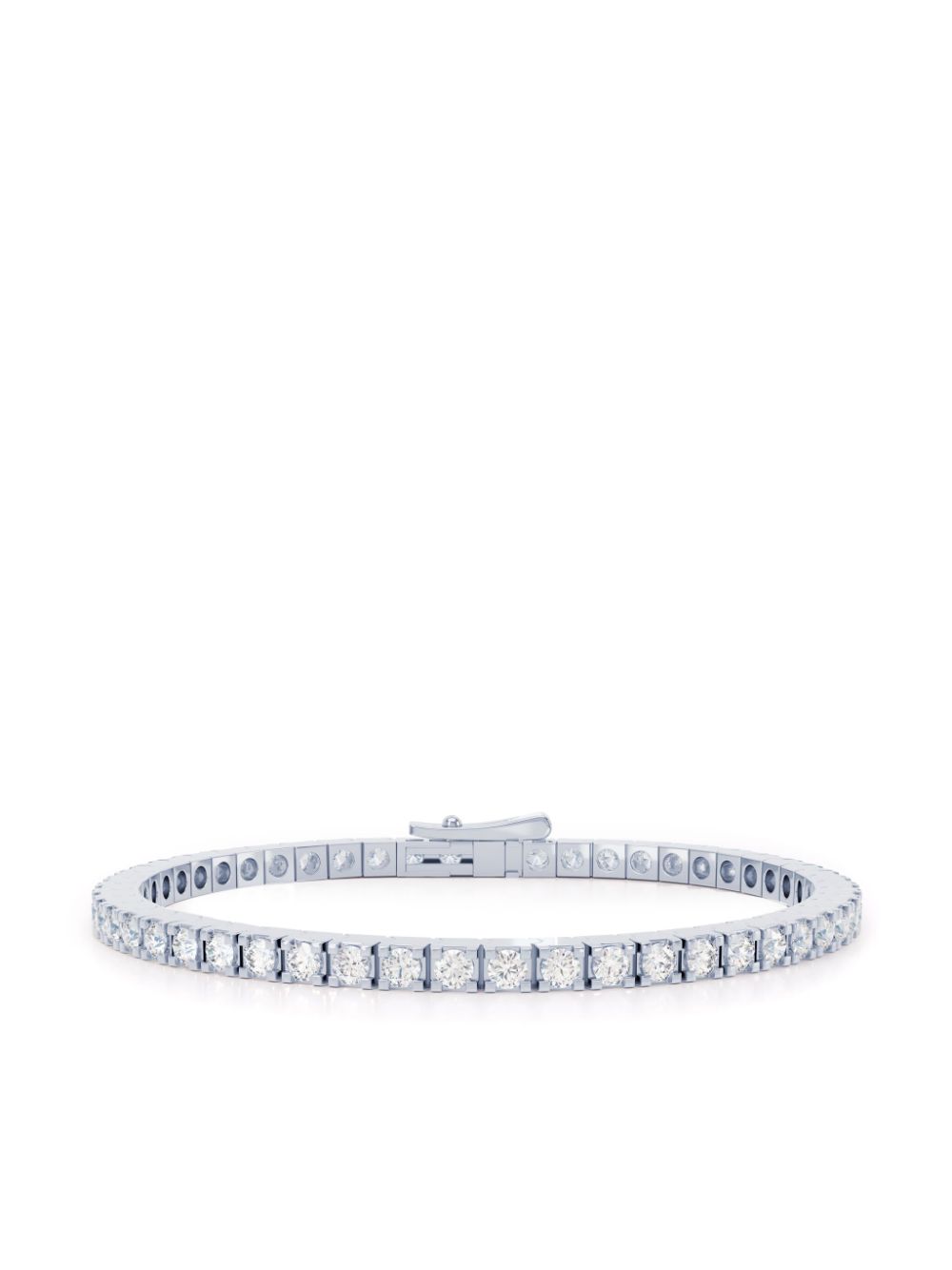 LOEV 18kt white gold LOEV Tennis diamond bracelet - Silver von LOEV