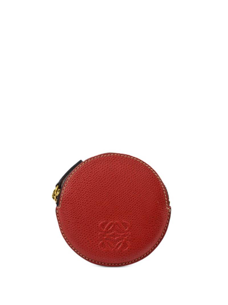 Loewe Pre-Owned 1990-2000s Anagram-embossed coin purse - Red von Loewe Pre-Owned