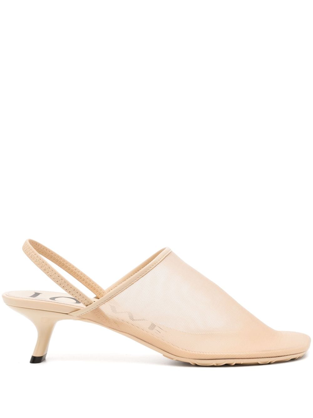 LOEWE 45mm mesh-design slingback mules - Neutrals von LOEWE