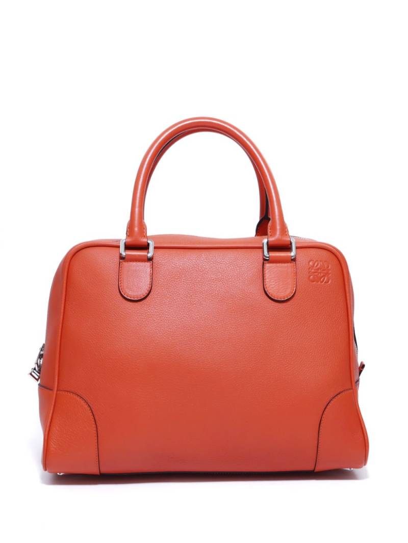 Loewe Pre-Owned Amazona 28 leather tote bag - Orange von Loewe Pre-Owned