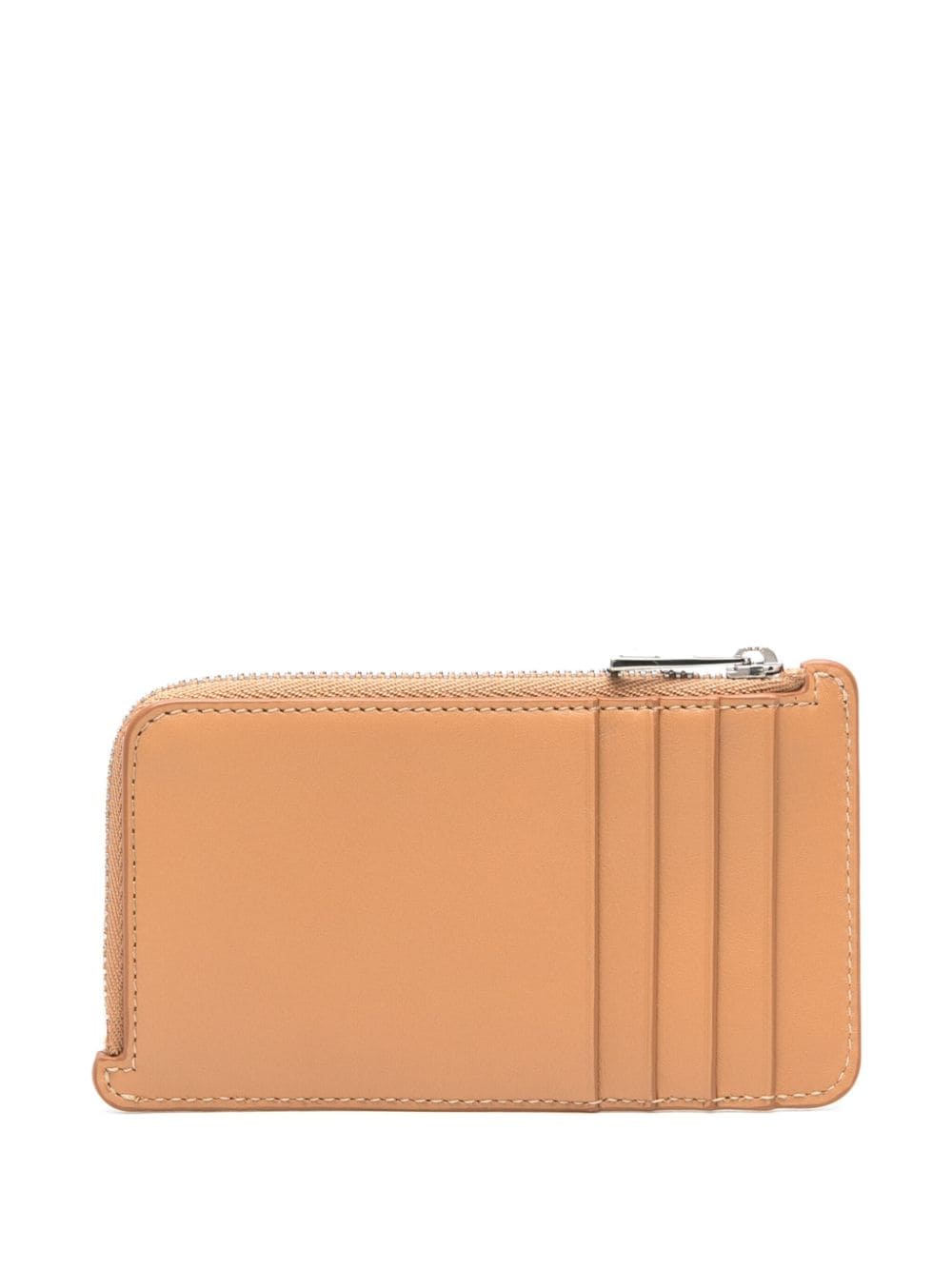 LOEWE Anagram-debossed leather card holder - Brown von LOEWE