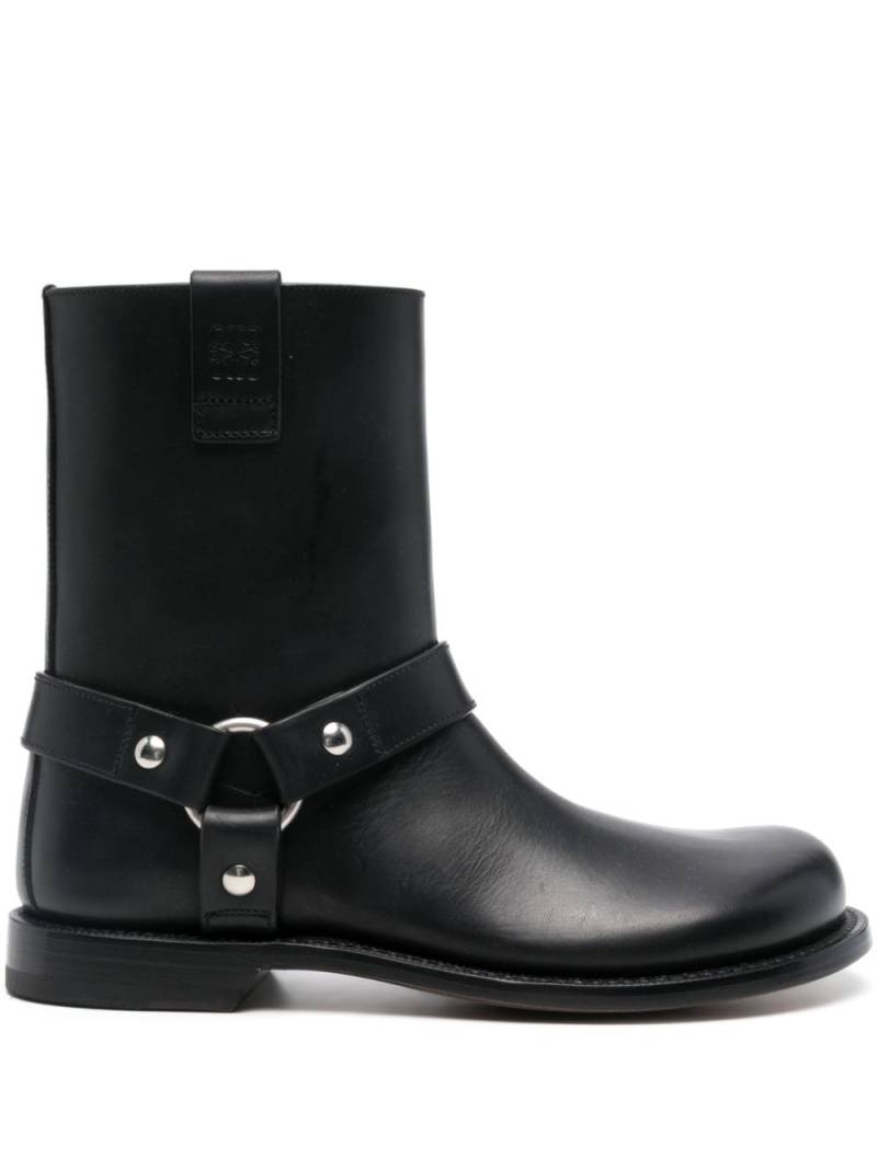 LOEWE Campo Biker boots - Black von LOEWE