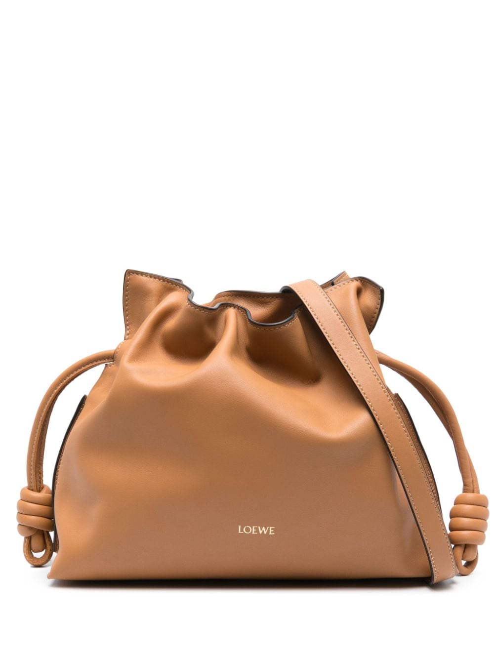 LOEWE Flamenco leather clutch bag - Brown von LOEWE