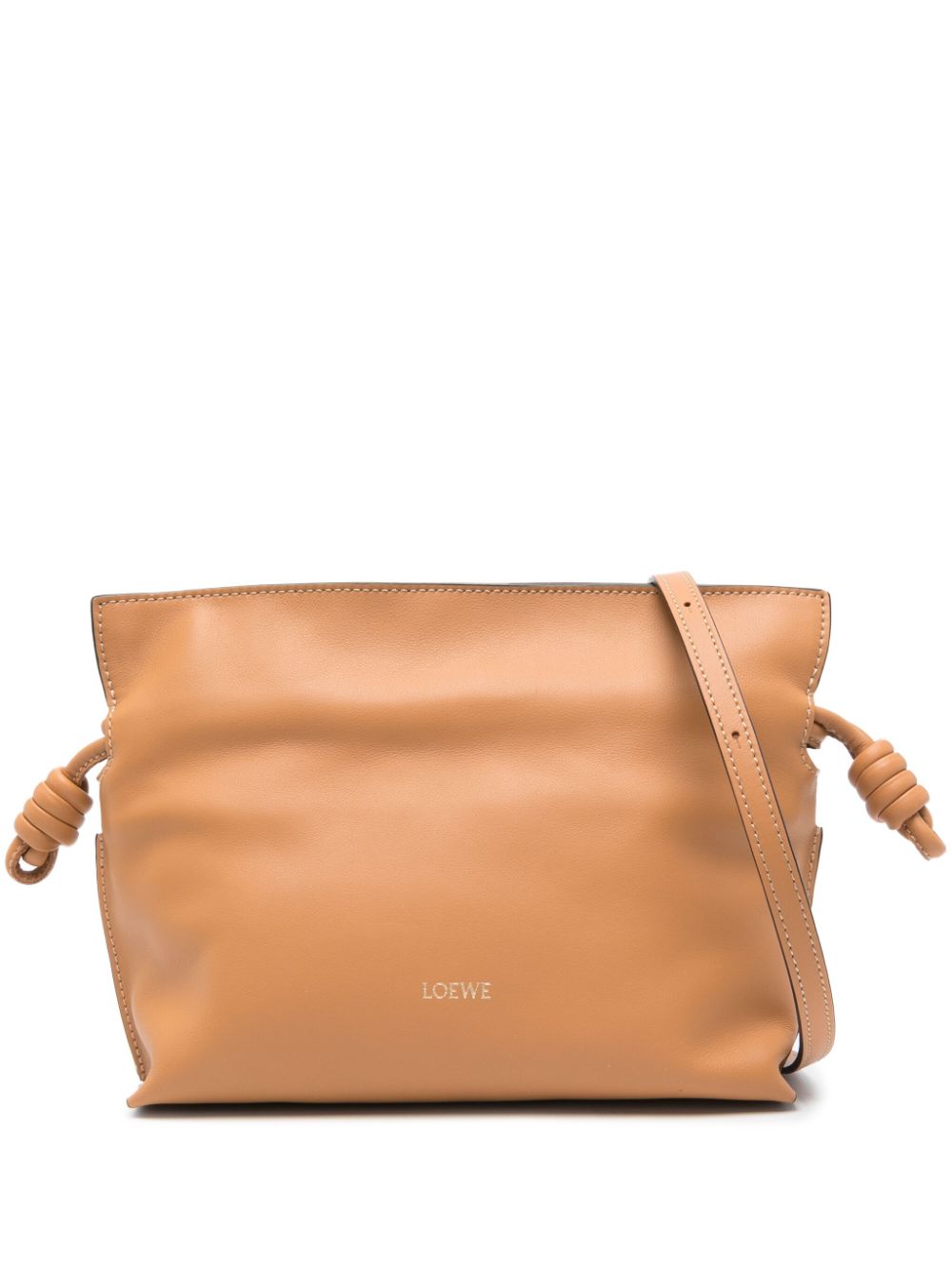 LOEWE Flamenco leather crossbody bag - Brown von LOEWE