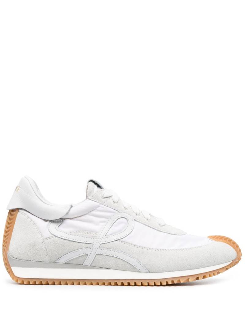 LOEWE Flow Runner leather sneakers - White von LOEWE