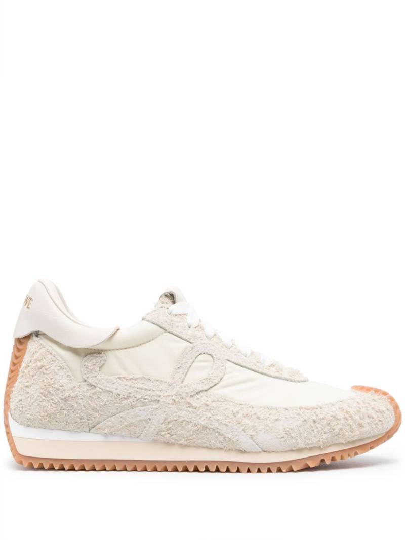 LOEWE Flow Runner suede sneakers - Neutrals von LOEWE