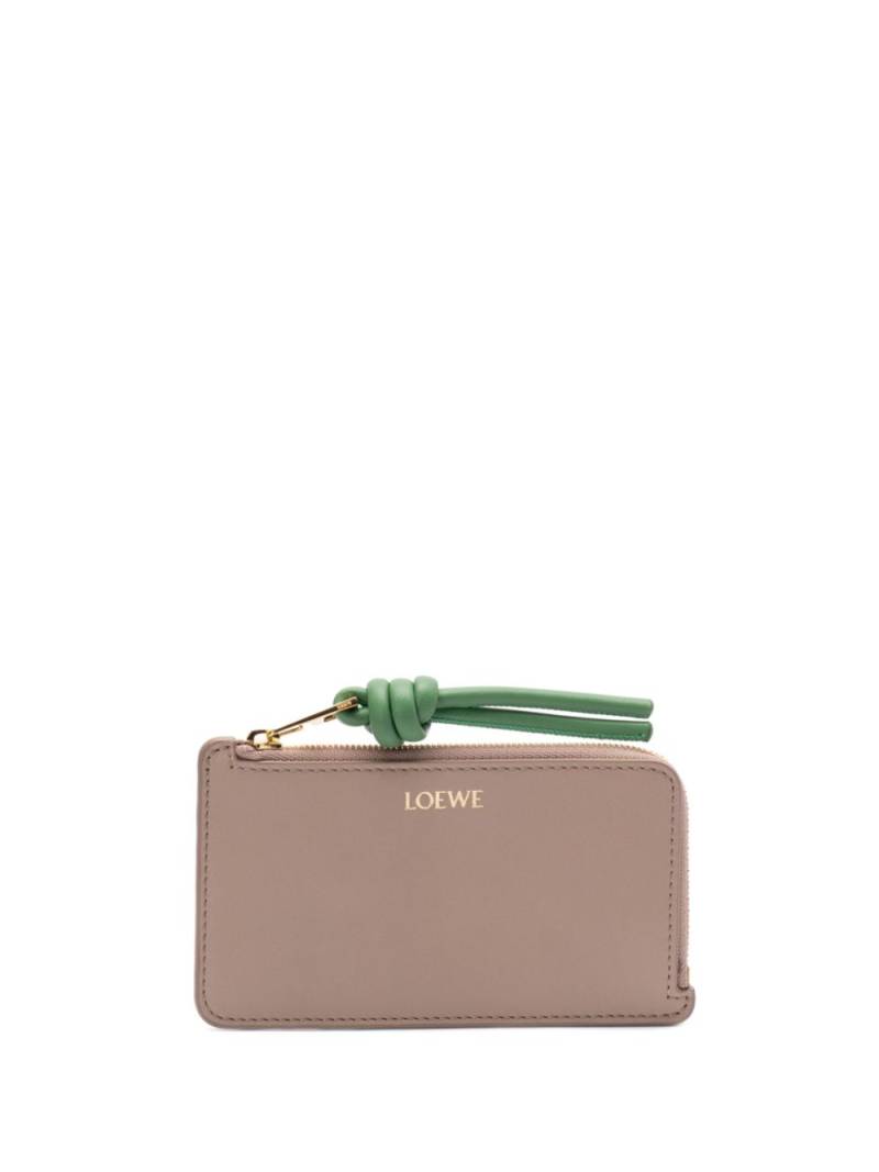 LOEWE Knot cardholder - Neutrals von LOEWE