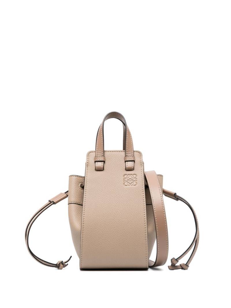 LOEWE Mini Hammock tote bag - Brown von LOEWE