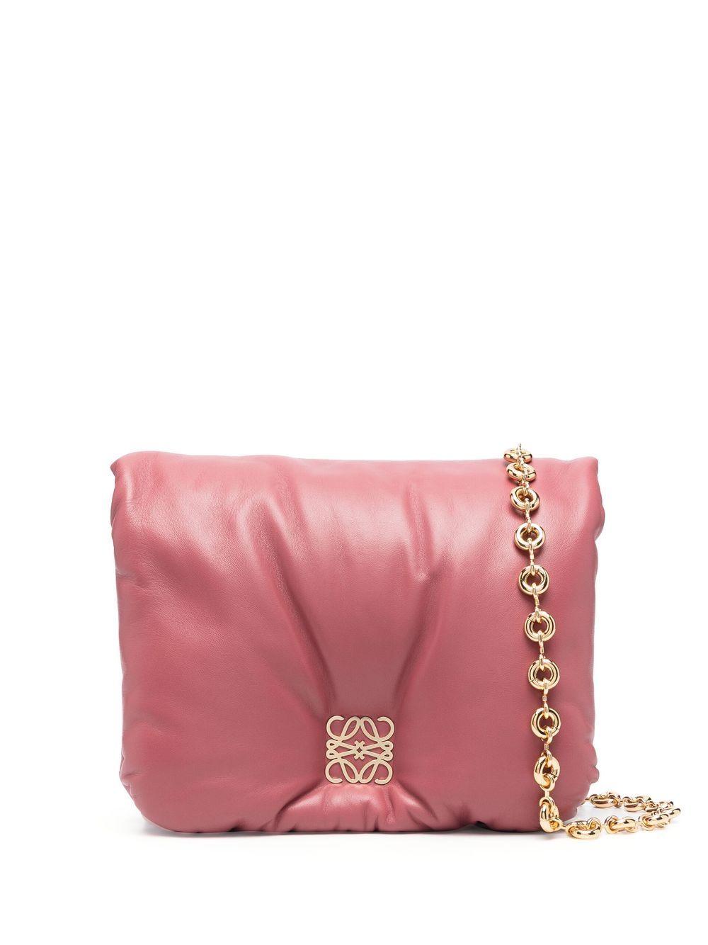 LOEWE Goya puffer shoulder bag - Pink von LOEWE