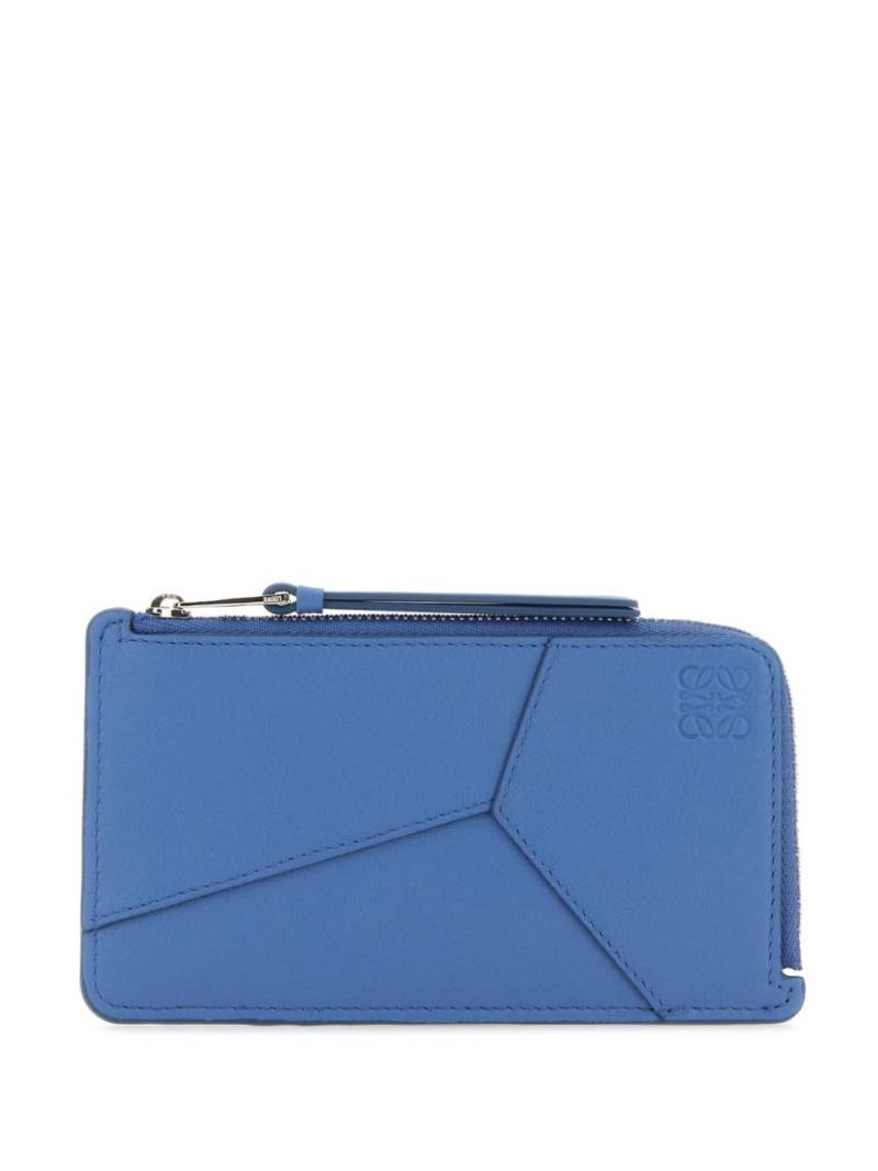 LOEWE Puzzle cardholder - Blue von LOEWE