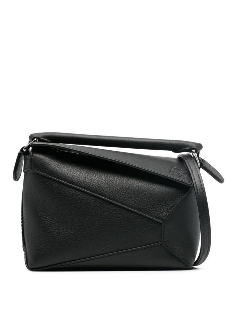 LOEWE Puzzle leather mini bag - Black von LOEWE