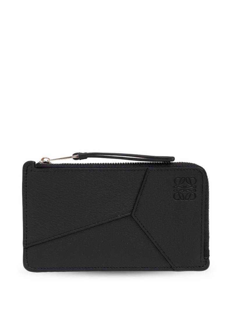 LOEWE Puzzle leather wallet - Black von LOEWE