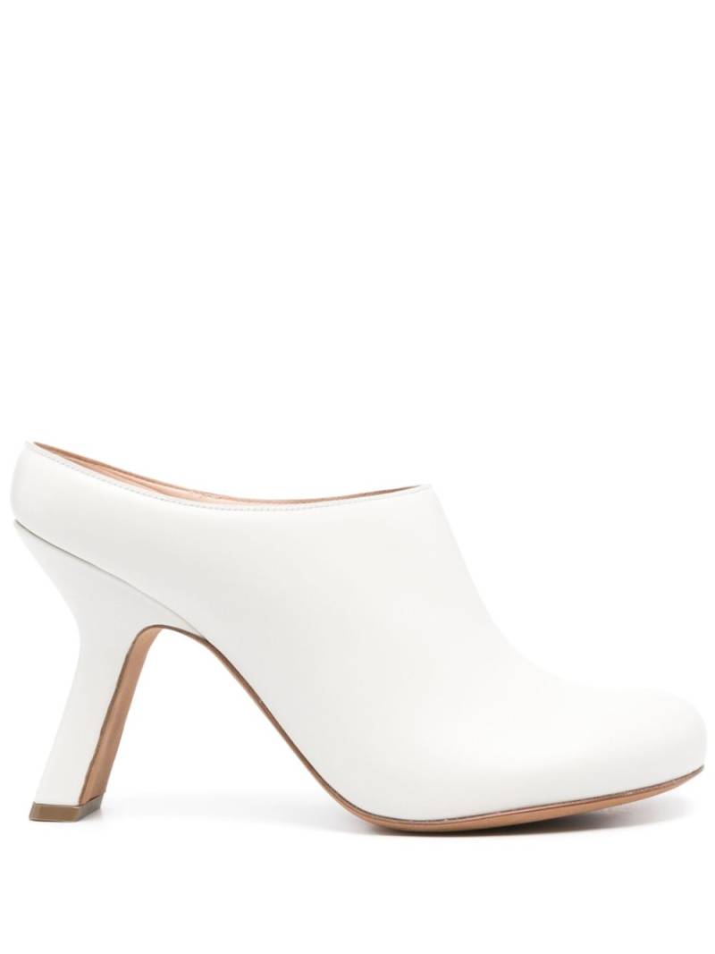 LOEWE Terra 100mm mules - White von LOEWE