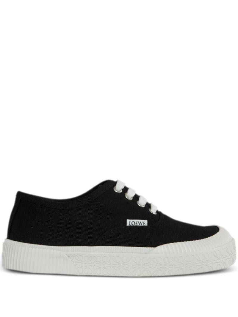 LOEWE Terra Vulca lace-up sneakers - Black von LOEWE