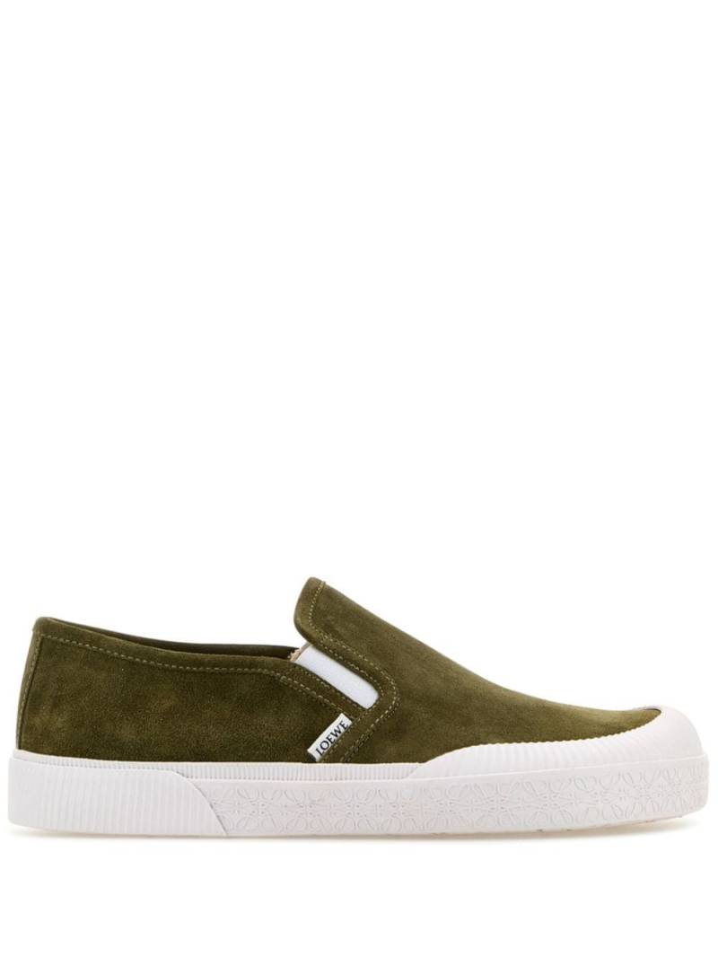 LOEWE Terra Vulca slip-on sneakers - Green von LOEWE