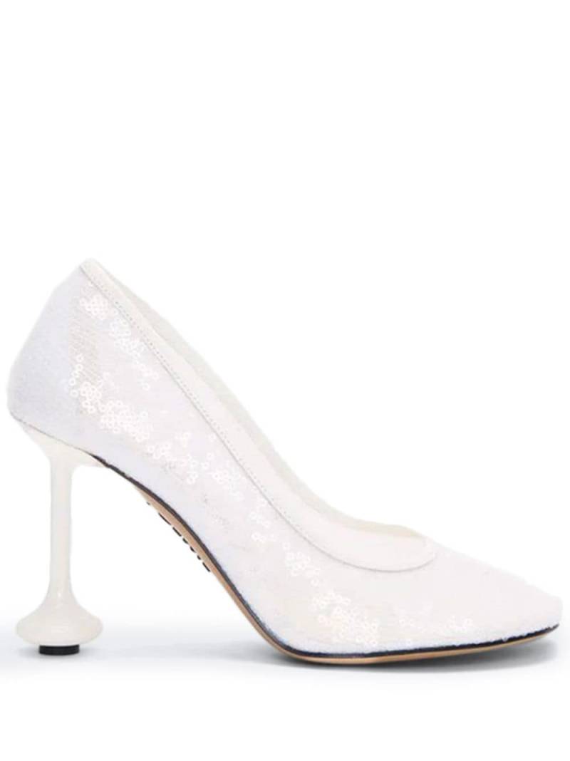 LOEWE Toy 90mm pumps - White von LOEWE