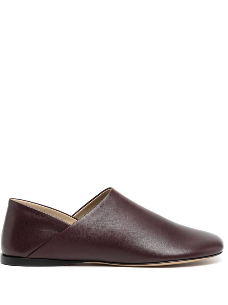 LOEWE Toy leather slippers - Purple von LOEWE