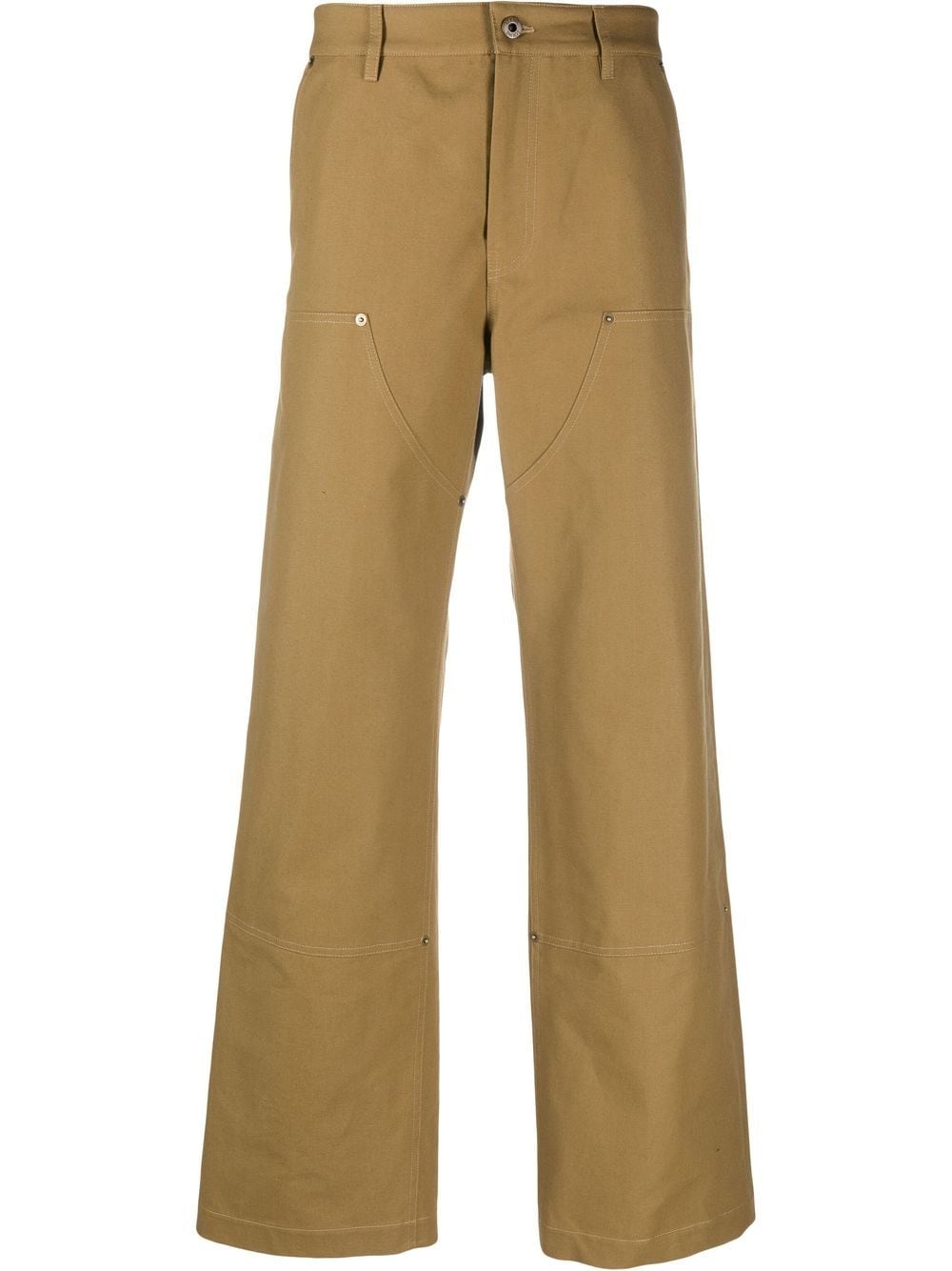 LOEWE Workwear cotton trousers - Brown von LOEWE