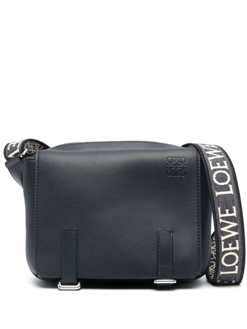 LOEWE XS Military messenger bag - Blue von LOEWE