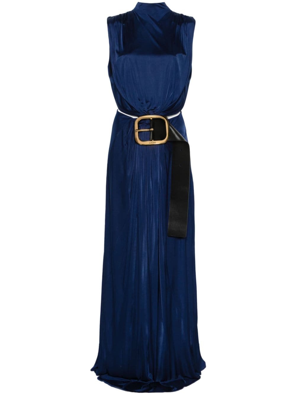 LOEWE belted gown - Blue von LOEWE