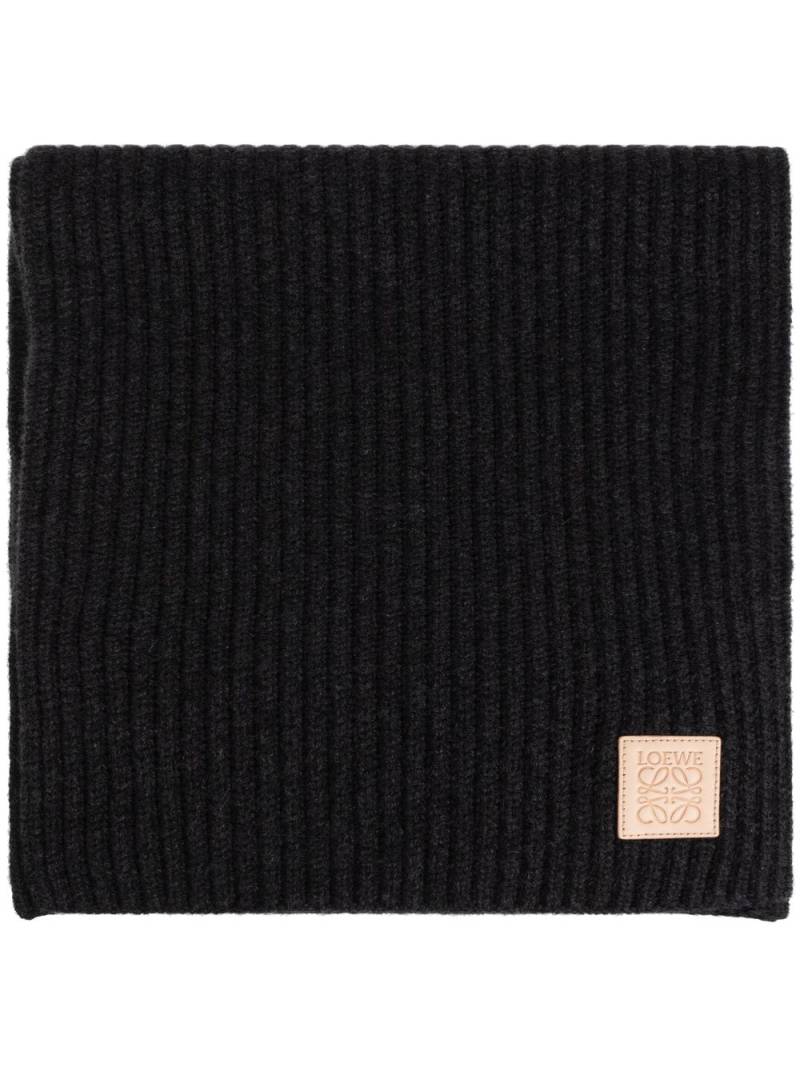 LOEWE cashmere scarf - Black von LOEWE