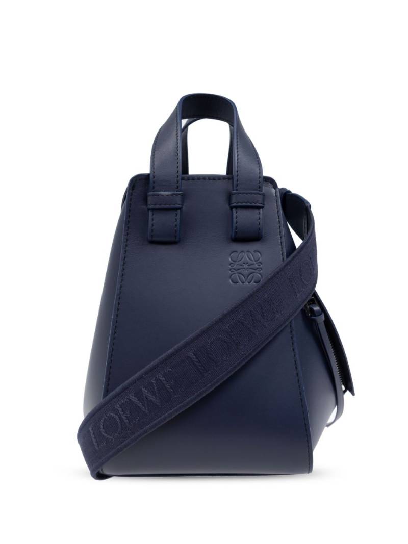 LOEWE compact Hammock leather tote bag - Blue von LOEWE