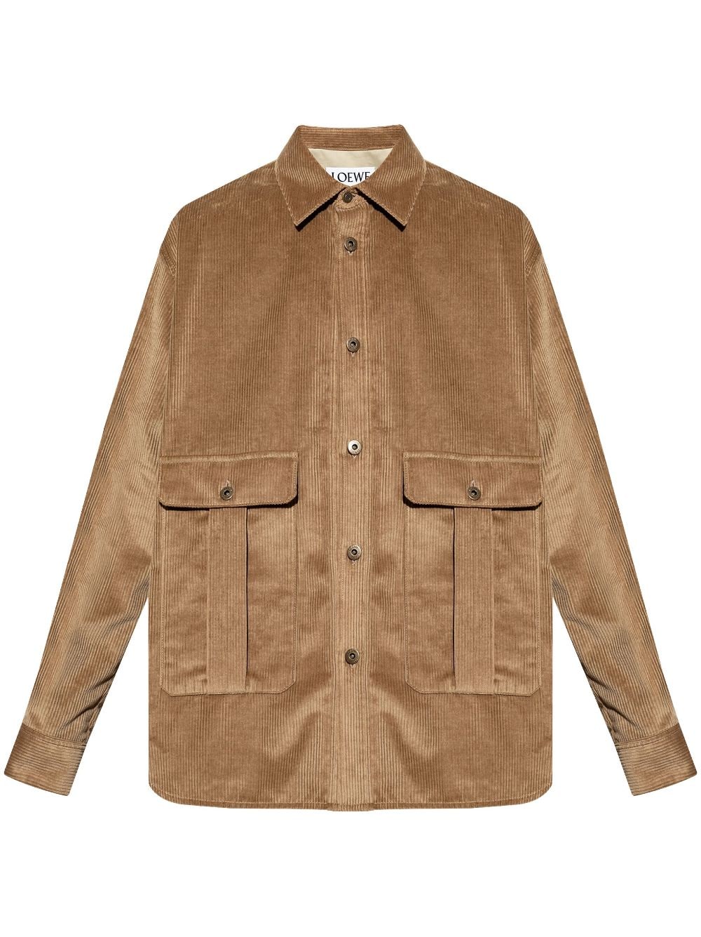 LOEWE corduroy overshirt - Brown von LOEWE